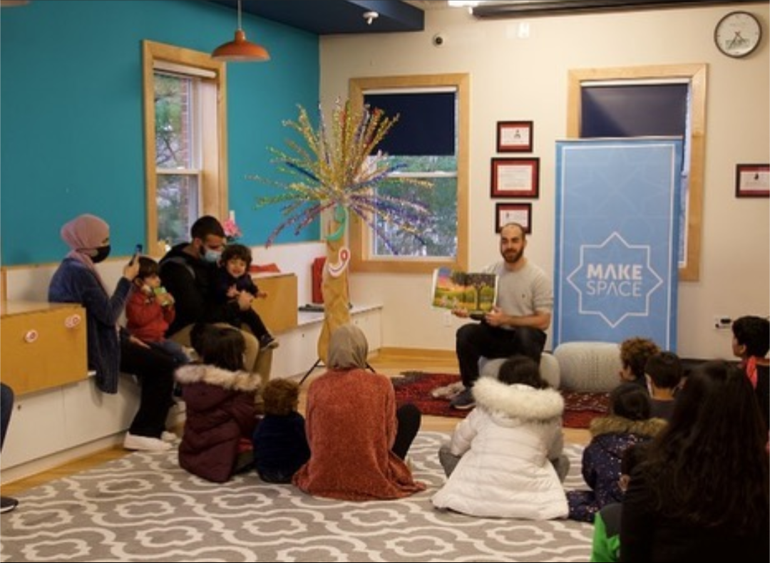 children listening to storytime